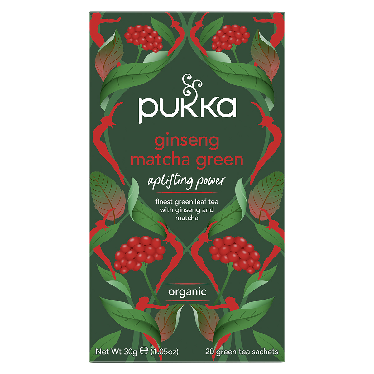 Pukka Ginseng Matcha Green 20 Tea sachets